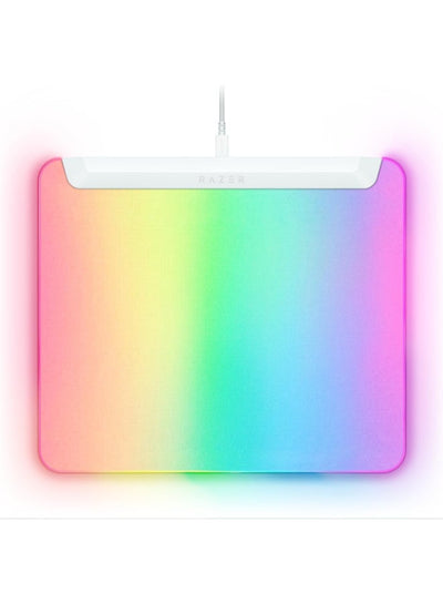 Razer Firefly V2 Pro Fully Illuminated RGB Gaming Mouse Mat - White