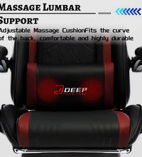 DEEP Furniture Massage Gaming Chair - Red