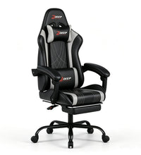 DEEP Furniture Massage Gaming Chair - Grey