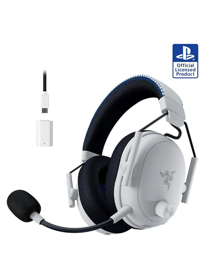 Razer BlackShark V3 Pro Wireless ANC Esports Gaming Headset for Xbox: Full Band Mic - 50mm Drivers - 2.4 GHz, Bluetooth, USB, 3.5mm - Works with PC, Mac, PS5, Nintendo Switch - White