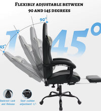 DEEP Furniture Massage Gaming Chair - 90 to 145 degree recline