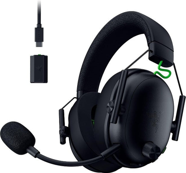 Razer BlackShark V3 Wireless Gaming Headset for Xbox: 50mm Drivers - Super Wideband Mic - 2.4 GHz, Bluetooth, USB - Works with PC, Mac, PS5, Nintendo Switch, Smartphone - Long Battery Life - Black