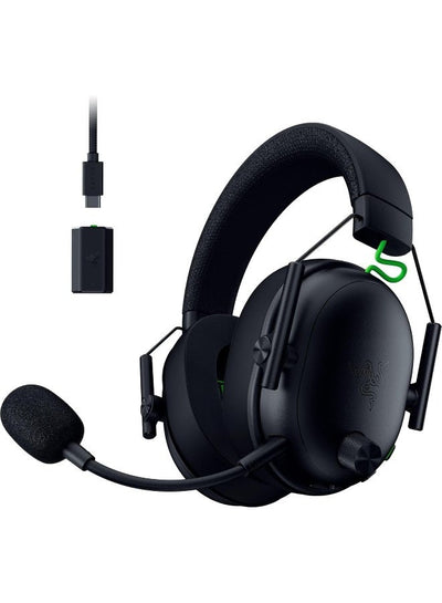 Razer BlackShark V3 Wireless Gaming Headset for Xbox: 50mm Drivers - Super Wideband Mic - 2.4 GHz, Bluetooth, USB - Works with PC, Mac, PS5, Nintendo Switch, Smartphone - Long Battery Life - Black