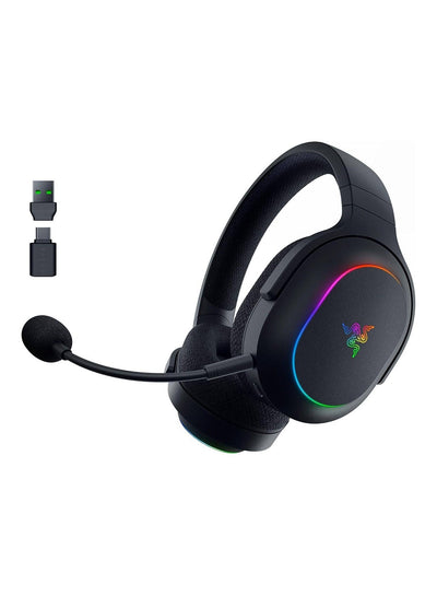 Razer Barracuda X Chroma Gaming Headphones, 40mm Razer TriForce, Detachable Razer HyperClear Cardioid Mic, 7.1 Surround Sound, 6-Zone Earcup Lighting, Black