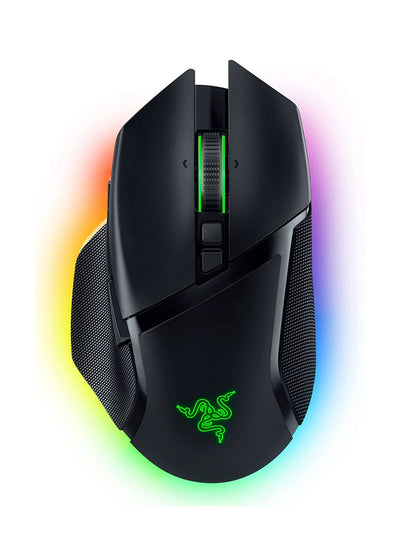Razer Basilisk V3 Pro Customizable Wireless Gaming Mouse - Fast Optical Switches Gen-3, HyperScroll Tilt Wheel, Chroma RGB, 11 Programmable Buttons, Focus Pro 30K Optical Sensor - Classic Black