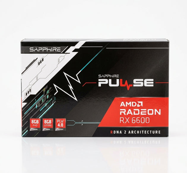 Sapphire Pulse AMD Radeon RX 6600 8GB GDDR6 Graphics Card | PCIe 4.0, Dual-Fan Cooling & 1080p FHD Gaming GPU