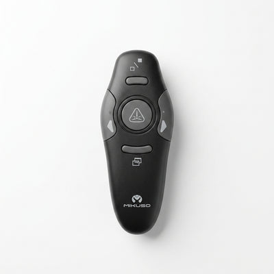 Mikuso LP-016 2.4GHz Wireless Laser Pointer & Presentation Remote – Ergonomic Slide Clicker Compatible with PC, Mac, PS5, PlayStation 5, and Nintendo Switch (NSW) Ecosystems