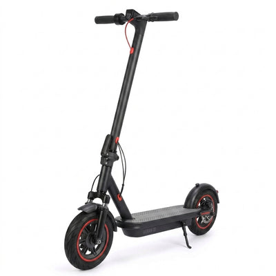 Alpha Foldable Electric Scooter (Model 104132) | 350W Electric Motor, Up to 25 km/h Max Speed, 25–35 km Extended Range, 120 kg Load Capacity, Dedicated Smart App Control, Dual LED Headlight & Taillight (Matte Black)