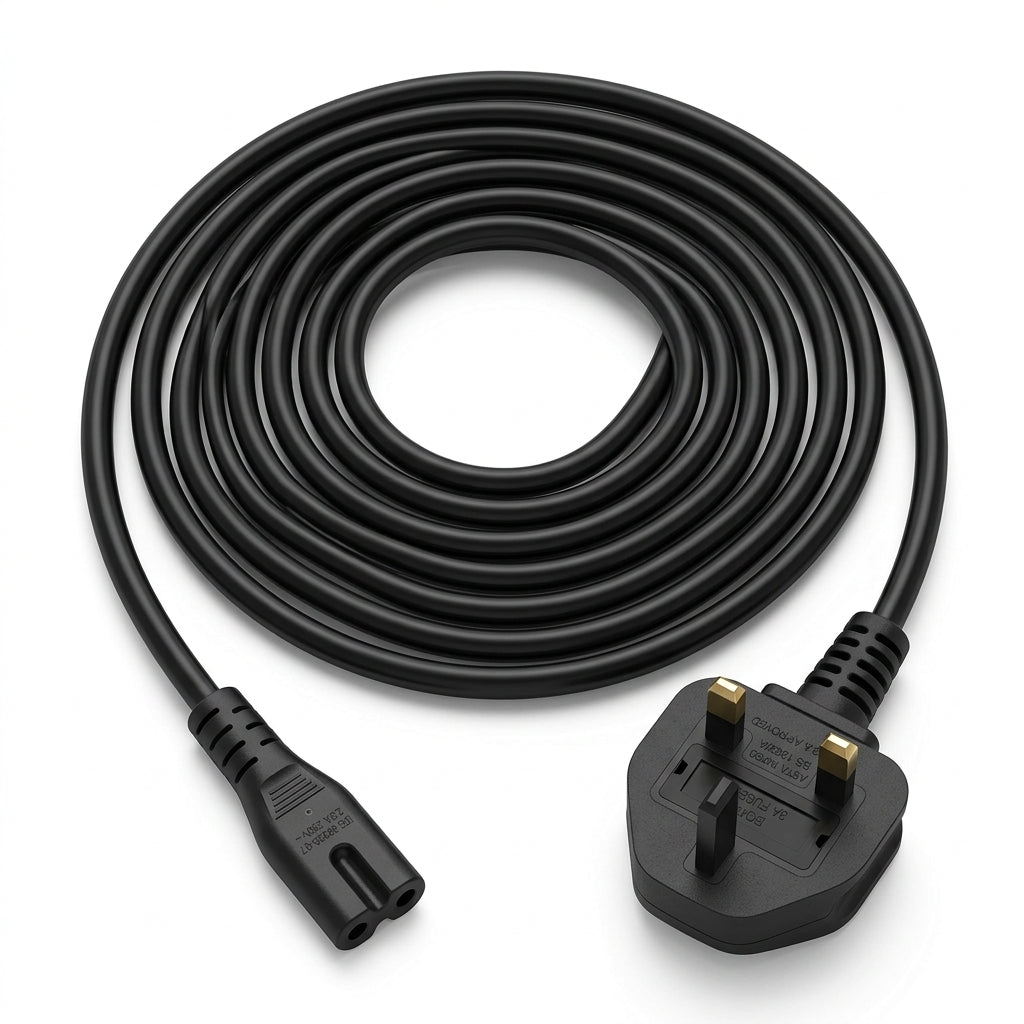 Official Sony PlayStation AC Power Cable – Original 2-Prong Figure-8 Power Cord Wire for PlayStation 5