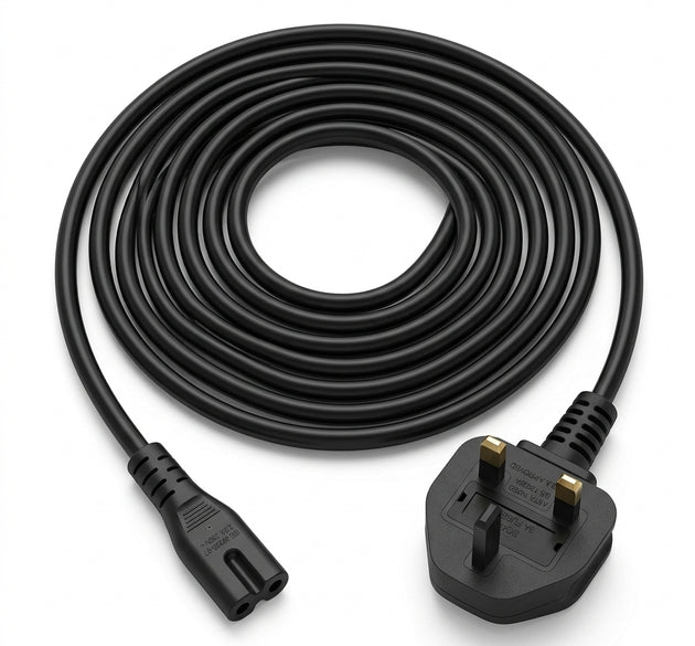 Official Sony PlayStation AC Power Cable – Original 2-Prong Figure-8 Power Cord Wire for PlayStation 5