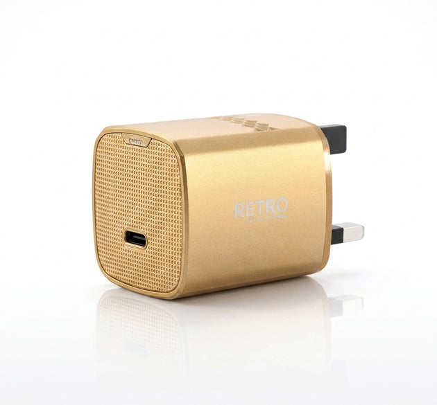 PAWA RETRO 35W بمنفذ TYPE-C وقابس المملكة المتحدة