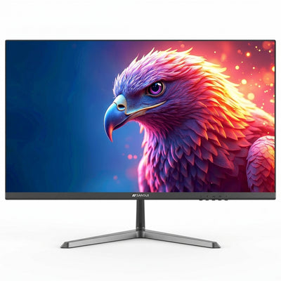 Sansui ES-24X3AL 24" IPS FHD Gaming Monitor | 100Hz Refresh Rate, 5ms OD, AMD FreeSync, Built-in Speakers, Frameless Bezel, HDMI & VGA, VESA Mount | With 3-Year Warranty for PC Gaming & Office