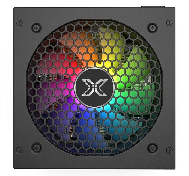 Xigmatic Z-Power II 600 RGB Power Supply | 600W Non-Modular ATX Power Supply with Multi-Color RGB Illumination (Black)