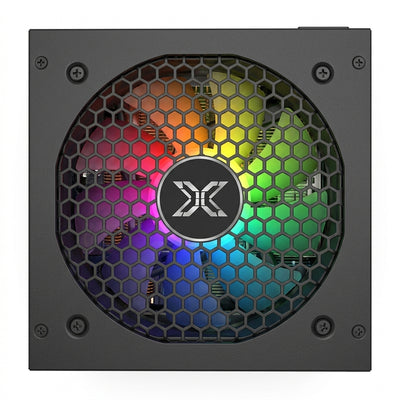 Xigmatic Z-Power II 600 RGB Power Supply | 600W Non-Modular ATX Power Supply with Multi-Color RGB Illumination (Black)