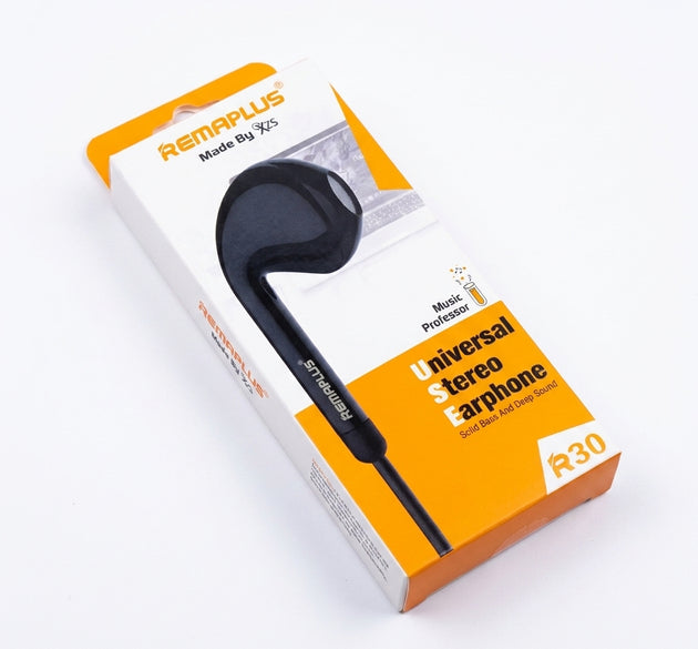 REMAPLUS R30 Universal Stereo Earphones (R3) | Deep Bass Wired Headset | 3.5mm Gaming & Music Earbuds for Mobile, PC, PS5 & PlayStation 5