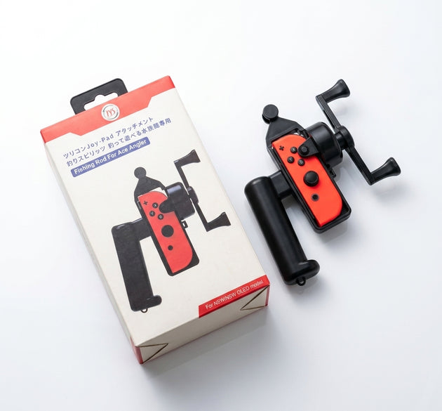 JYS Fishing Rod for Nintendo Switch (NSW) & OLED Joy-Con – Ace Angler Arcade Reel Accessory (Trending Gear for Nintendo Switch)