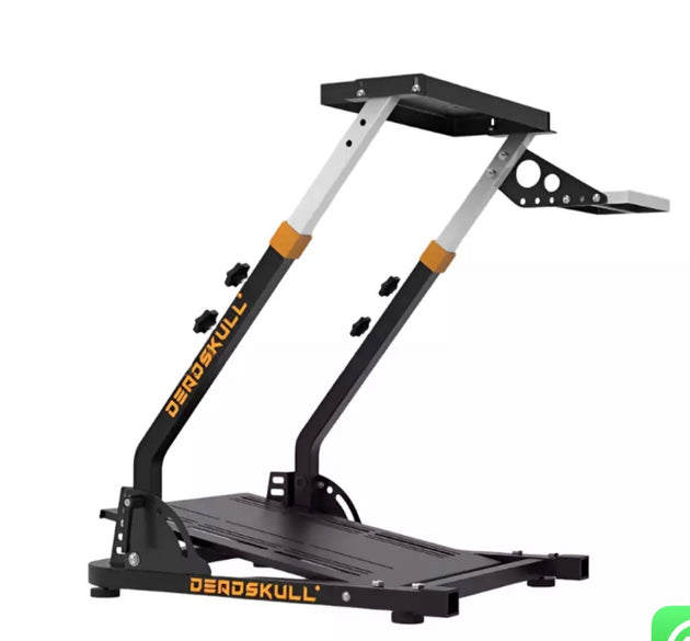 Next Level Racing Wheel Stand 2.0 (China Version) | Heavy-Duty Foldable Sim Racing Frame, Adjustable Wheel & Pedal Plates with Shifter & Handbrake Mount (Black)