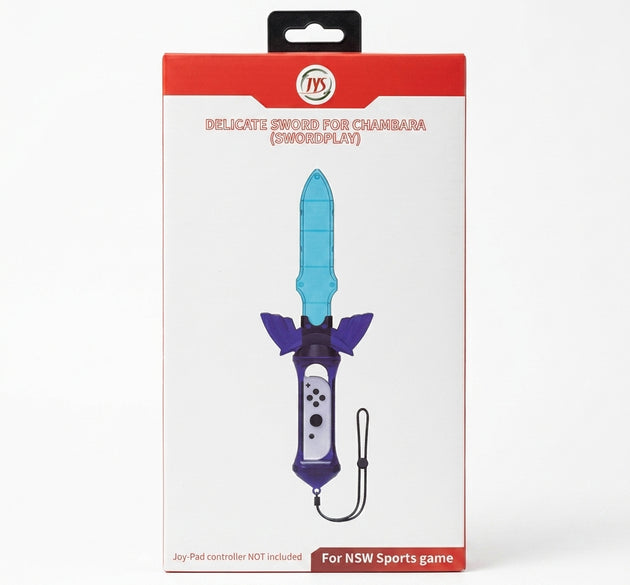 JYS Delicate Sword Accessory for Nintendo Switch (NSW) Joy-Con – Chambara Swordplay Grip for Switch Sports & The Legend of Zelda
