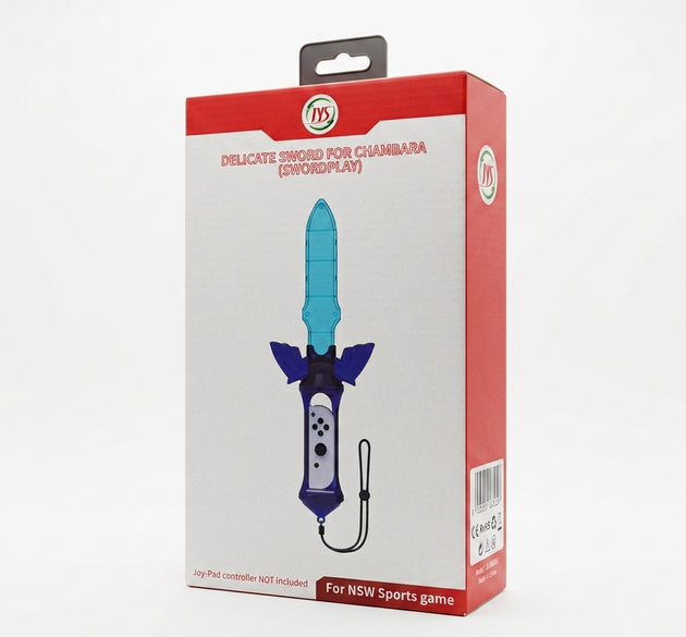 JYS Delicate Sword Accessory for Nintendo Switch (NSW) Joy-Con – Chambara Swordplay Grip for Switch Sports & The Legend of Zelda