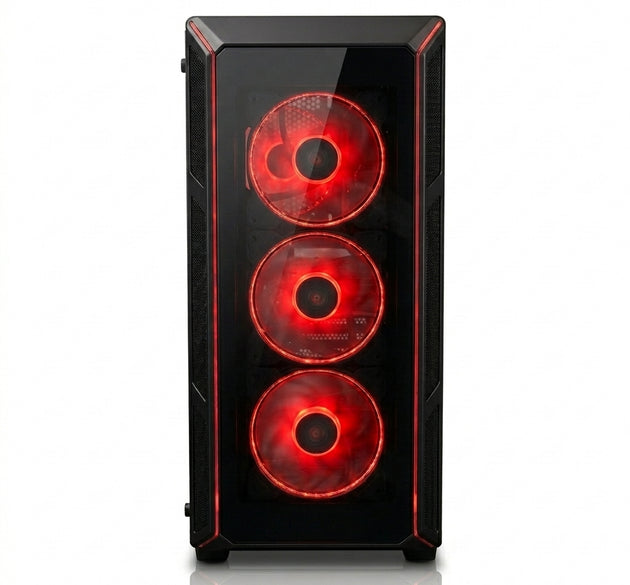NS Gamer Complete Gaming PC Setup | Intel Core i5-12400F, RX 6600 8GB, 16GB DDR4 RGB RAM, 512GB NVMe SSD, 24