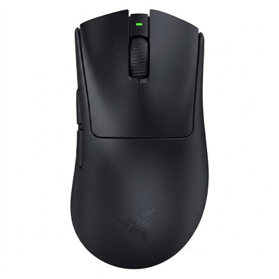 ماوس الألعاب اللاسلكي Razer DeathAdder V3 HyperSpeed، مستشعر بصري Focus X 26K، حساسية 26000 نقطة لكل بوصة، خفيف الوزن 55 جرام، تسارع أقصى، 8 أزرار قابلة للبرمجة، أسود