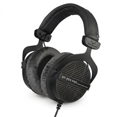 Beyerdynamic DT 990 PRO Studio Headphones (250 Ohm) | Open-Back Over-Ear Reference Monitor for Mixing, Mastering & Gaming | Wide Soundstage, Detailed Highs, Soft Velour Earpads & 3.5mm/6.35mm Jack