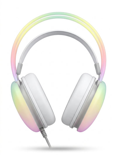 X25 Pro Immersive Over-Ear Wired Gaming Headset with Mic & LED