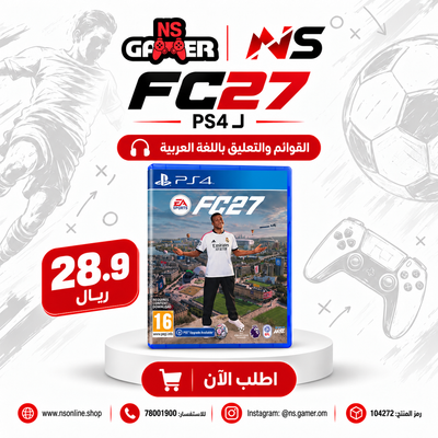 EA SPORTS FC 27 for PlayStation 4 | Standard Edition | Experience the World’s Game | Up-to-Date Squads & Leagues | Enhanced Gameplay Features | Compete in Ultimate Team, Career Mode & VOLTA Football