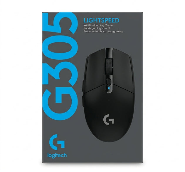 Logitech G305 LIGHTSPEED Wireless Gaming Mouse | HERO 12K Sensor, 250-Hour Battery Life, Ultra-Lightweight 99g & 6 Programmable Buttons (Black)