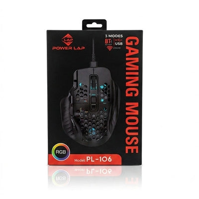 Power Lap PL-106 Ergonomic Wired Gaming Mouse | Precision Optical Mouse