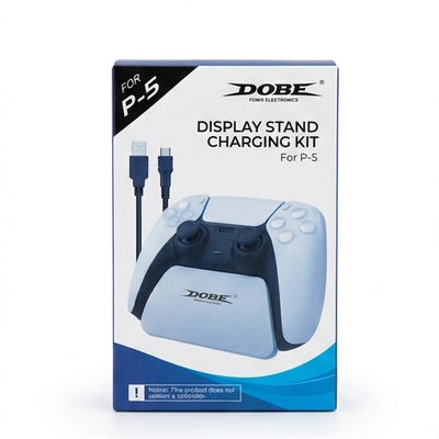 DOBE PS5 Controller Display Stand & Charging Kit – DualSense Charger Station Dock