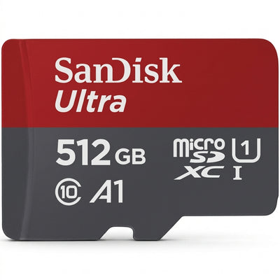 SanDisk 512GB SDXC Memory Card – High-Speed UHS-I Storage for 4K Video & Photography