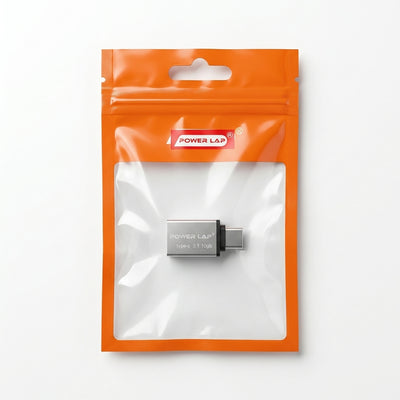 محول POWER LAP من النوع C إلى أنثى USB-A (10 جيجابت في الثانية) | محول USB 3.1 OTG عالي السرعة | قم بتوصيل محركات الأقراص المحمولة والأجهزة الطرفية بالكمبيوتر الشخصي وMac وPS5 وPlayStation 5