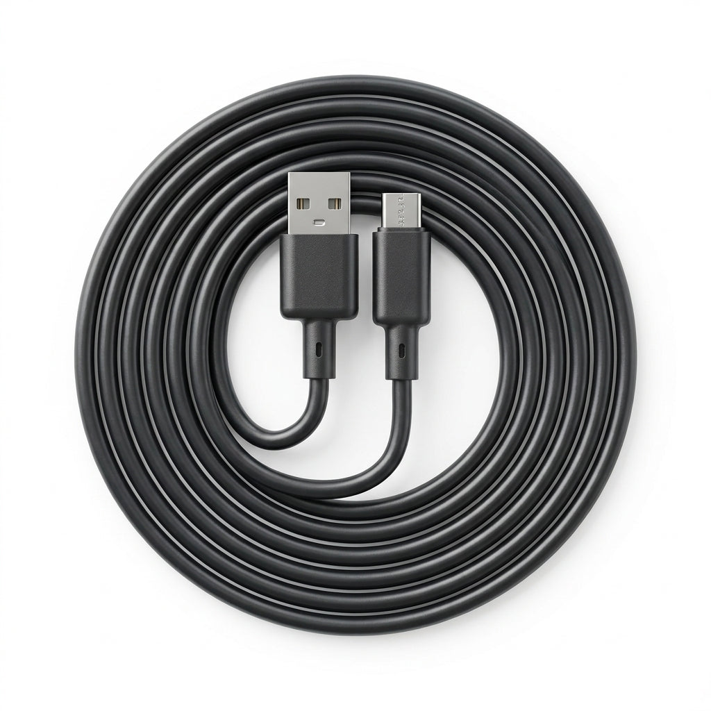 كابل شحن سريع PAWA Lite 3A USB-A إلى Type-C من البولي فينيل كلوريد بطول 1.2 متر