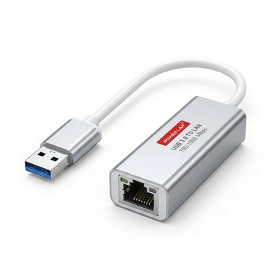 POWER LAP USB 3.0 to Gigabit Ethernet Adapter | Aluminum 100/1000Mbps RJ45 Network LAN Converter for PC, Mac & Laptops