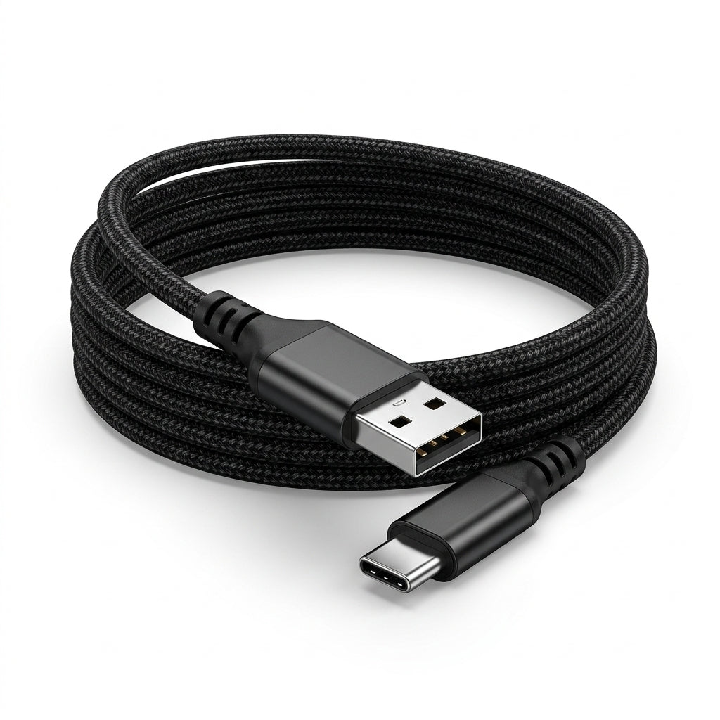 JYS 3-Meter Extra Long USB Type-C to Type-A Charging Cable for Nintendo Switch (NSW) – Fast Charge Power Cord Compatible with PS5 and PlayStation 5