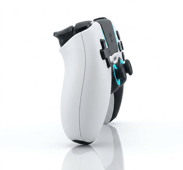 EMG Artic Clicky White P508 Wireless Controller for PS5 - Mechanical Micro-Switch Action Buttons, Hall Effect Magnetic Joysticks & Triggers, 4 Programmable Back Buttons, RGB Lighting | Compatible with PlayStation 5, PC, SteamOS, Android & iOS