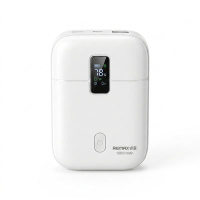 Remax RPP-635 10000mAh Power Bank – 20W + 22.5W Super Fast Charging Portable Charger with Built-In Cables & LED Digital Display