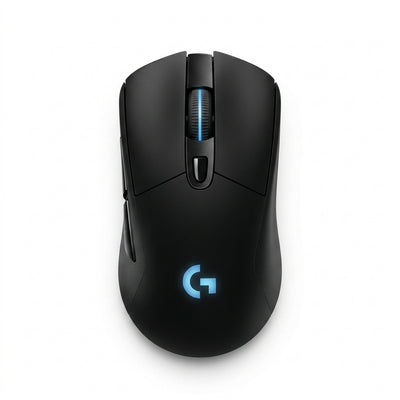 Logitech G707 Wireless Gaming Mouse | Ergonomic LIGHTSPEED Wireless & Bluetooth Rechargeable Gaming Mouse with Silent Switches & RGB (Black)