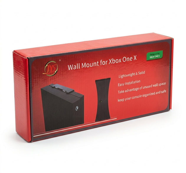 JYS Lightweight & Solid Wall Mount for Xbox One X – Space-Saving Console Bracket (Enhance Your PS5, PlayStation 5, and Nintendo Switch (NSW) Gaming Setup)