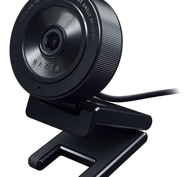 Razer Kiyo X Full HD Streaming Webcam: 1080p 30FPS or 720p 60FPS - Equipped with Auto Focus - Fully Customizable Settings - Flexible Mounting Options - Compact & Portable - Plug & Play - Black
