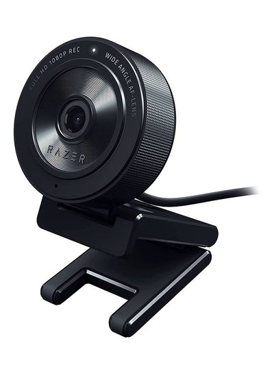 Razer Kiyo X Full HD Streaming Webcam: 1080p 30FPS or 720p 60FPS - Equipped with Auto Focus - Fully Customizable Settings - Flexible Mounting Options - Compact & Portable - Plug & Play - Black