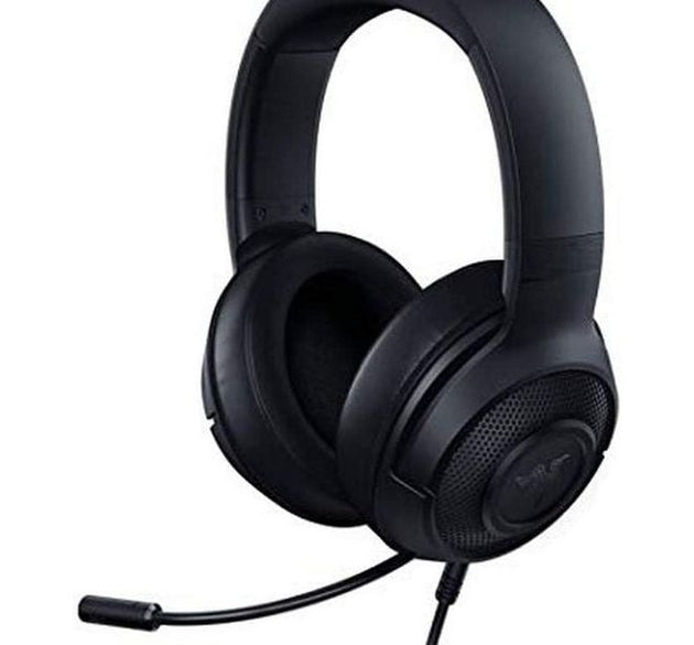 Razer Kraken X Lite Ultralight Gaming Headset | 7.1 Surround Sound Wired Headphones with Cardioid Mic | For PC, PS5, PlayStation 5, PS4, Xbox & Nintendo Switch (Classic Black)