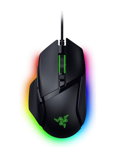Razer Basilisk V3 35K Wired Ergonomic Gaming Mouse : HyperScroll Tilt Wheel - 35K DPI Optical Sensor Gen 2-13 Customizable Controls - Chroma RGB - Optical Switches Gen 3 - Speedflex Cable - Black