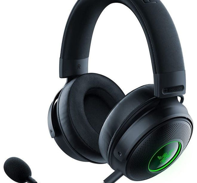 Razer Kraken V3 Pro Wireless Gaming Headset: Haptic Technology, HyperSense, Passive noise cancellation, USB-A Wireless (2.4GHz), 3.5mm Analog, For PC, PS4, PS5, Nintendo Switch, Mobile, Xbox - Black