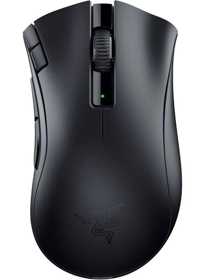 Razer DeathAdder V2 X HyperSpeed Wireless Gaming Mouse: Award-Winning Ergonomic Design - Ultra-Fast HyperSpeed Wireless - 7 Programmable Buttons - Gen 2 Mechanical Switches - 5G 14K DPI Optical Sensor
