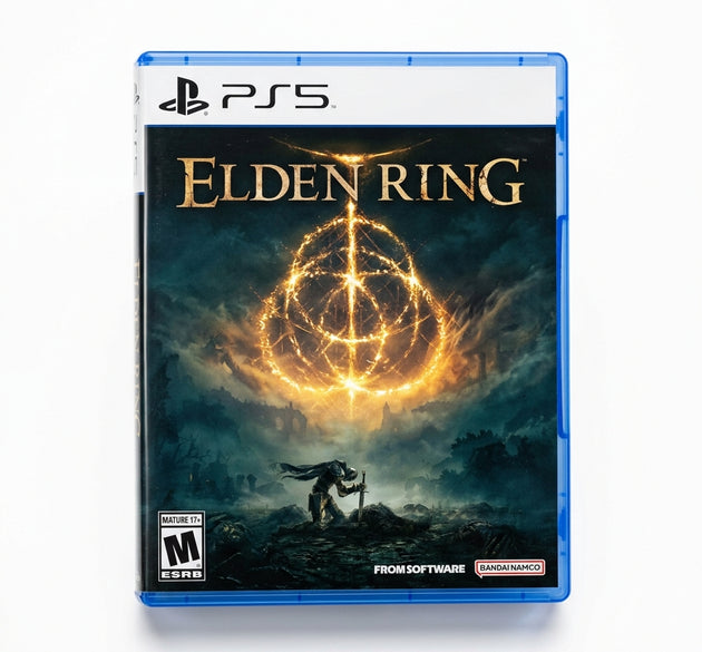 Elden Ring (PEGI 18) - PlayStation 5 Game (Disc Edition) | Epic Open-World Action RPG by FromSoftware & George R.R. Martin, Massive Lands Between, Tactical Combat & Mounted Exploration | 4K UHD, 60 FPS Performance Mode, Co-Op & PvP Multiplayer