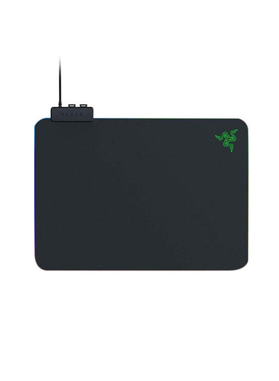 Razer Firefly V2 -Hard Surface Gaming Mouse Mat(Micro-Textured Surface, Cable Holder, RGB Chroma Lighting) Black