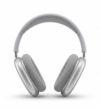 Power Lap MAX Wireless Over-Ear Headset Silver - front view - SKU 103652