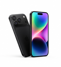 Apple iPhone 18 Pro Black - front and back view - SKU 200010